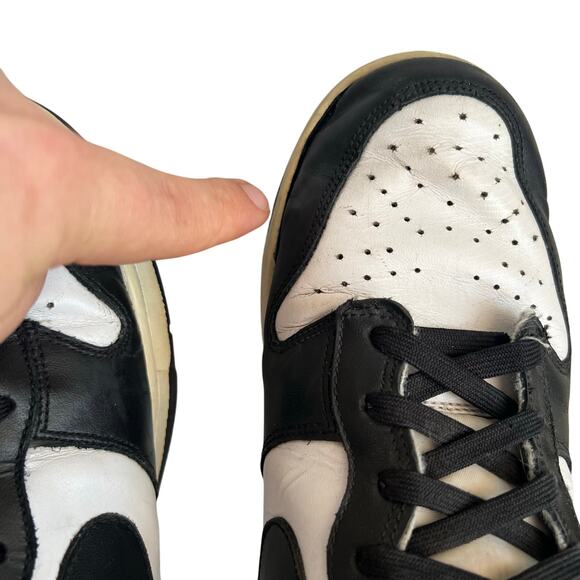 Nike Dunk High Black White DD1399-105 PANDA Size 11 Preowned - Picture 5 of 9